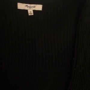 Madewell black boyfriend cardigan